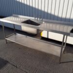 Used   Stainless Steel Single Sink For Sale