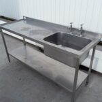 Used   Stainless Steel Single Bowl Sink For Sale