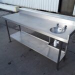 Used   Stainless Steel Table Hand Sink For Sale