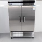 New B Grade Atosa MBF8183 Stainless Double Upright Freezer For Sale