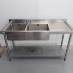 Used Fed  Stainless Double Sink For Sale