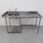 Used   Stainless Double Sink For Sale