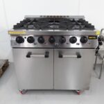 Ex Demo Buffalo CT253 6 Burner Range Cooker For Sale