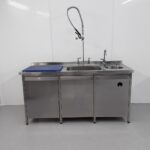 Used   Stainless Single Fish Sink For Sale
