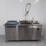 Used   Stainless Single Fish Sink For Sale