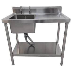 Brand New Diaminox  Stainless Single Sink 100cmW x 60cmD x 90cmH