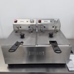 New B Grade Buffalo FC259 Double Table Top Fryer 2x5L For Sale