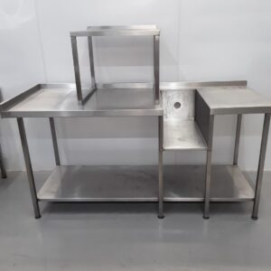 Used   Stainless Table 210cmW x 70cmD x 89cmH