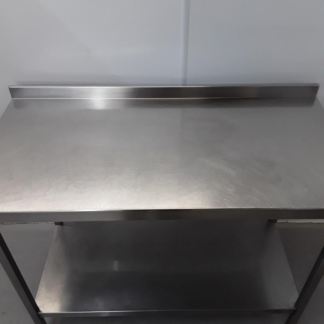 Used   Stainless Table 121cmW x 60cmD x 89cmH