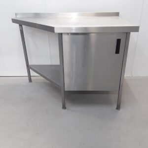 Used   Stainless Table 130cmW x 80cmD x 89cmH