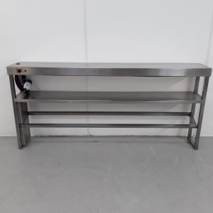 Used   Heated Gantry Shelf 185cmW x 30cmD x 86cmH
