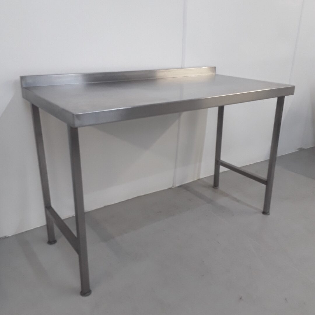 Used Stainless Steel Table 130cmW x 65cmD x 84cmH