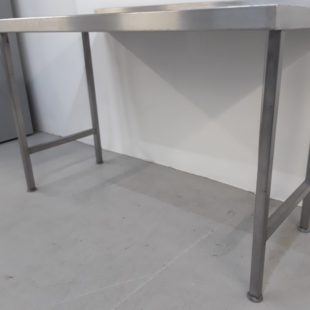 Used Stainless Steel Table 130cmW x 65cmD x 84cmH