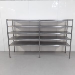 Used   5 Tier Stainless Shelves For Sale