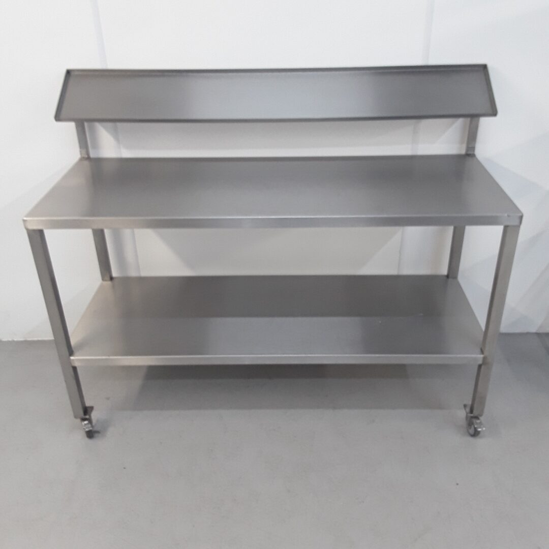 Used Stainless Steel Table 160cmW x 63cmD x 96cmH