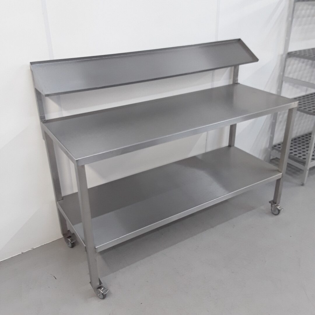 Used Stainless Steel Table 160cmW x 63cmD x 96cmH