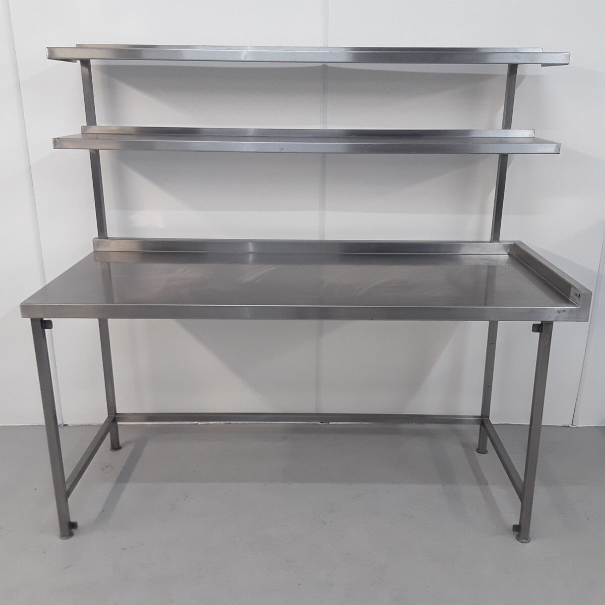 Used   Stainless Steel Table 180cmW x 75cmD x 90cmH