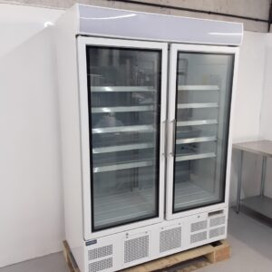 New B Grade Polar GH507 Double Display Freezer 137cmW x 70cmD x 202cmH