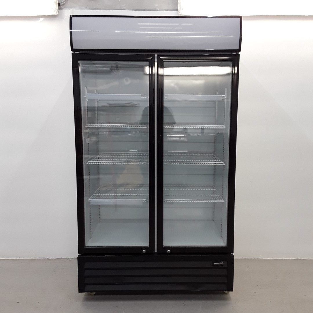 høst elevation lyse Commercial Used Scancool SD 1002 HE Double Display Fridge 113cmW x 72cmD x  202cmH
