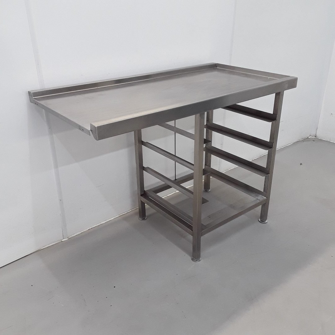 Used   Stainless Dishwasher Table 110cmW x 59cmD x 84cmH