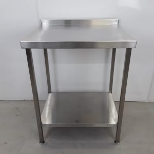 Used   Stainless Table 75cmW x 65cmD x 93cmH