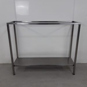 Used Stainless Stand 130cmW x 40cmD x 108cmH