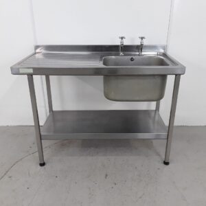 Used Sissons  Stainless Single Sink For Sale