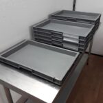 Used   10 x Plastic Bakery Trays 60 x 40 CM For Sale