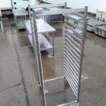 Used Hupfer  Stainless Steel Double Gastro Trolley For Sale