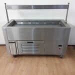 Used   Stainless Chilled Display Salad Bar For Sale