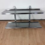 Used   Stainless Double Wall Shelf For Sale