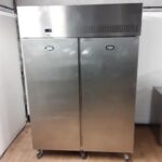 Used Foster PSG1350H Stainless Steel Double Upright Fridge For Sale
