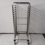 New B Grade Blanco  Stainless Steel Double Gastro Trolley For Sale
