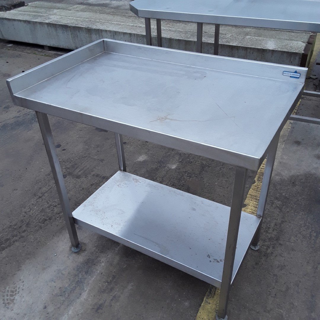 Used   Stainless Steel Table 100cmW x 60cmD x 88cmH