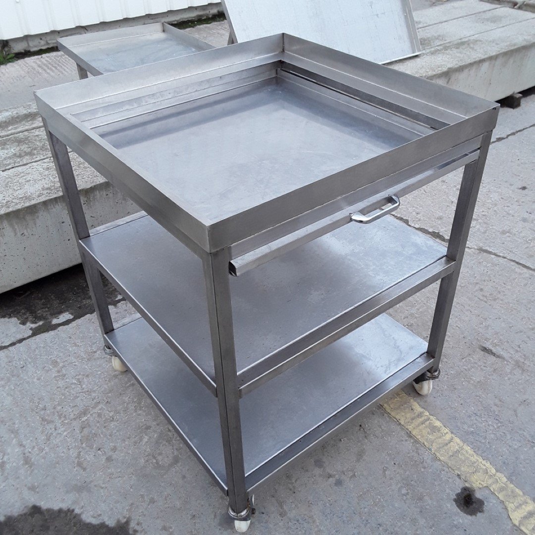 Used   Stainless Steel Stand 70cmW x 70cmD x 90cmH