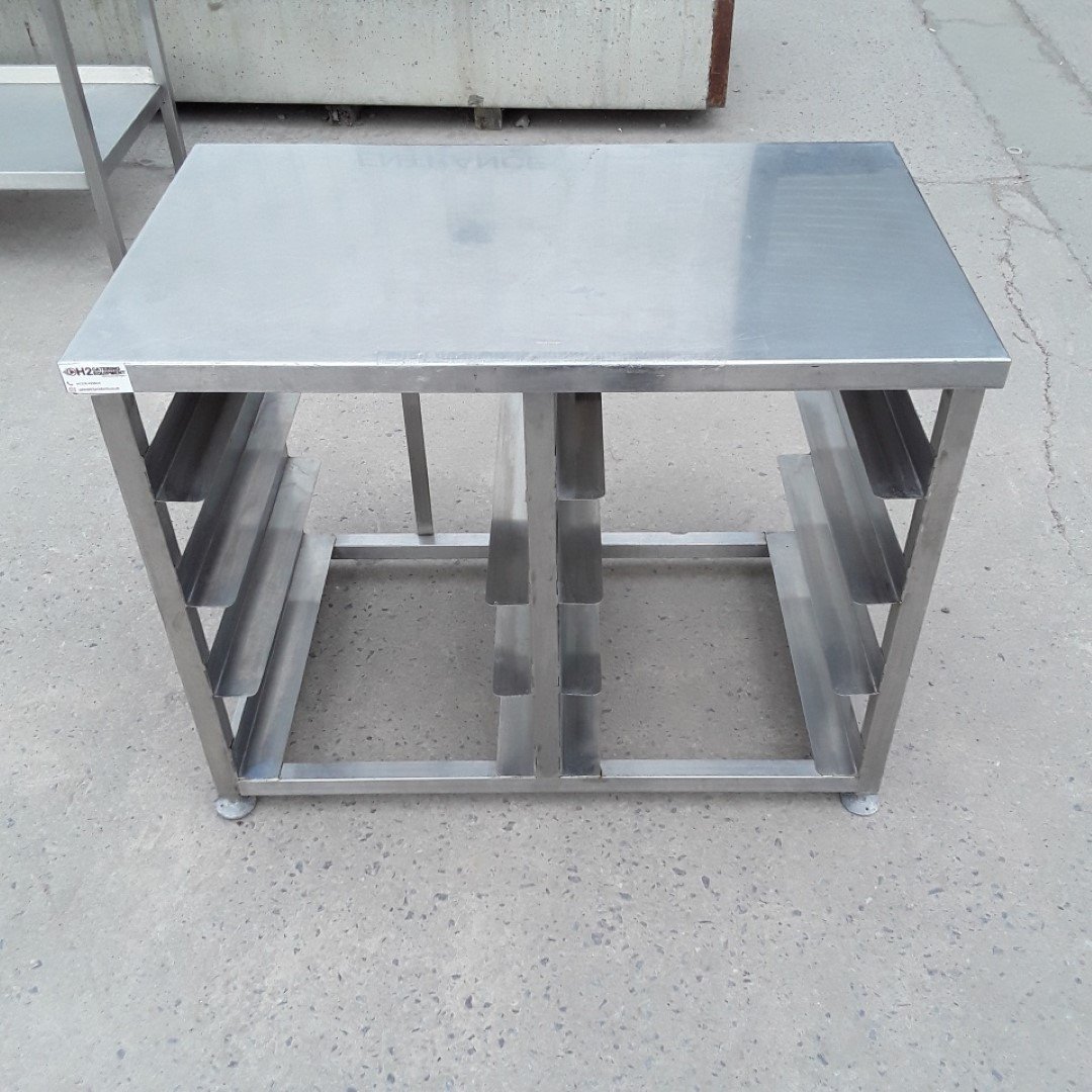 Used   Stainless Steel Oven Stand 88cmW x 53cmD x 68cmH