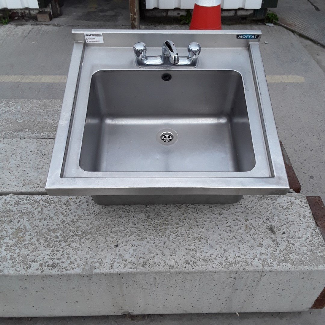Used Moffat Stainless Steel Single Bowl Sink 65cmw X 60cmd X 40cmh