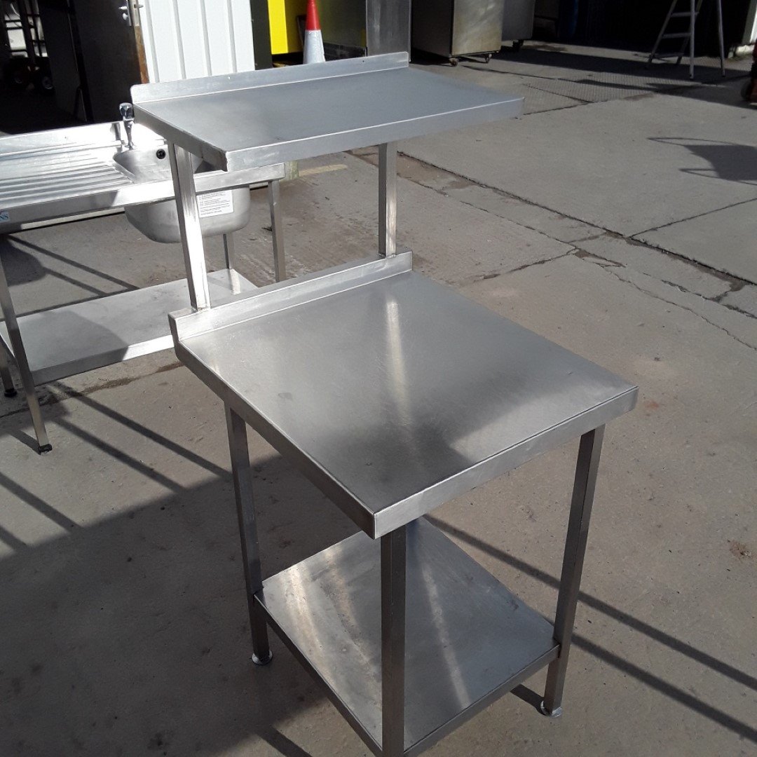 Used   Stainless Steel Table 60cmW x 70cmD x 89cmH