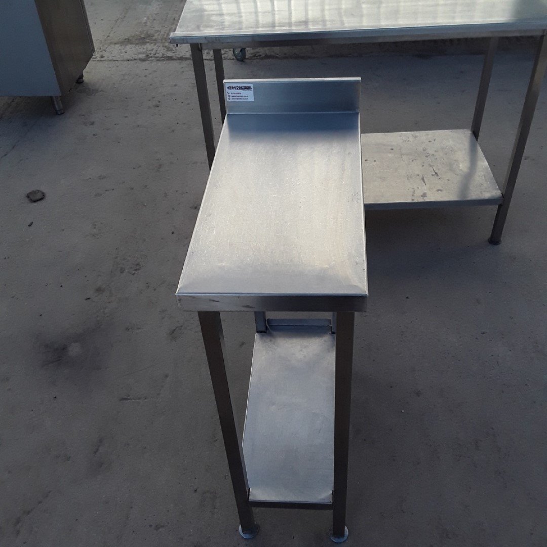Used   Stainless Steel Table 30cmW x 60cmD x 89cmH