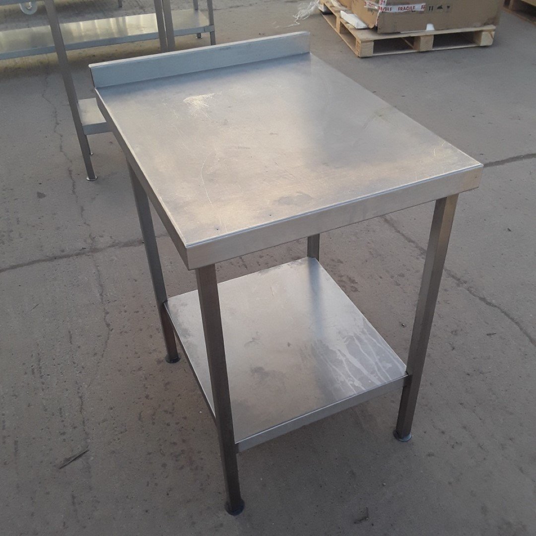 Used   Stainless Steel Table 60cmW x 75cmD x 88cmH