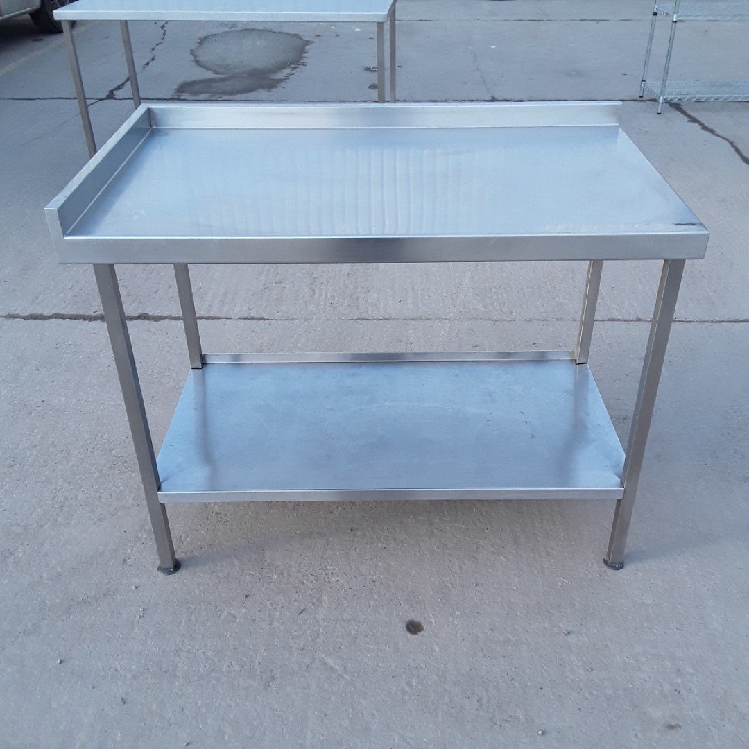 Used   Stainless Steel Table 120cmW x 70cmD x 90cmH