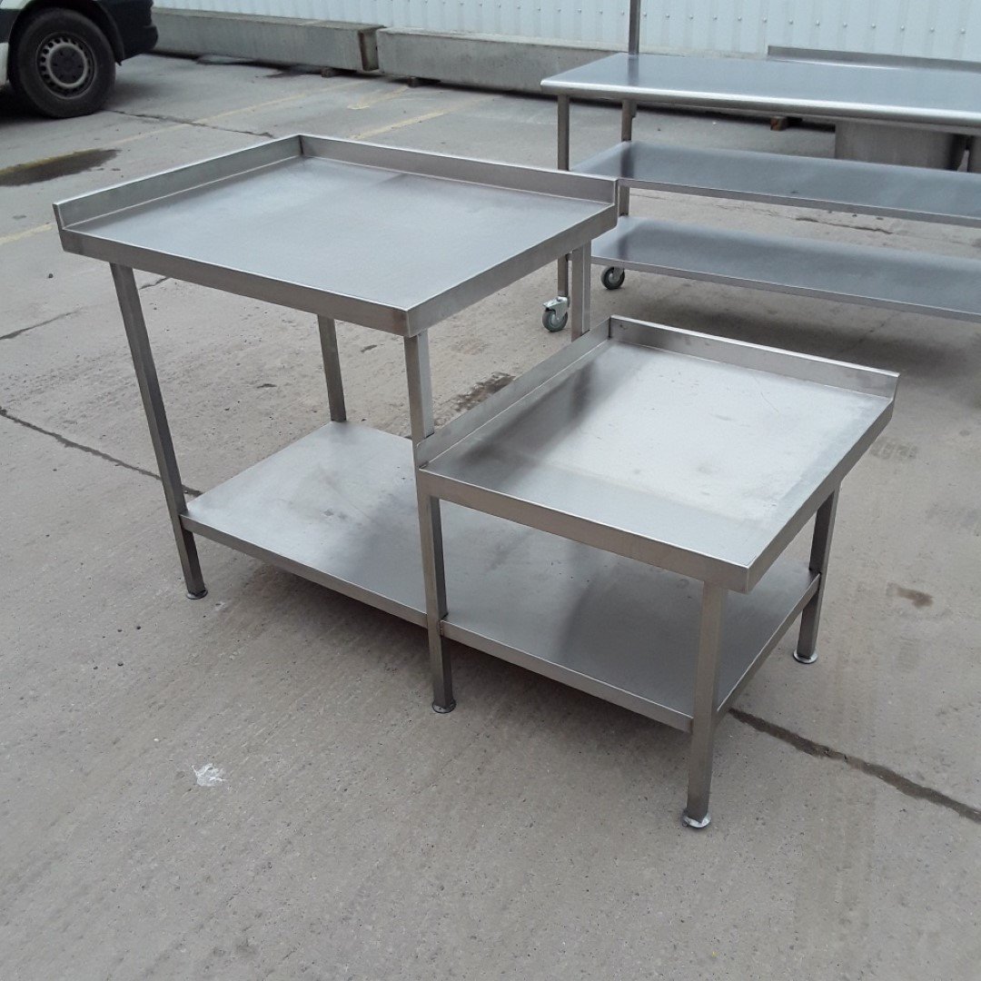 Used   Stainless Steel Table 151cmW x 70cmD x 89cmH