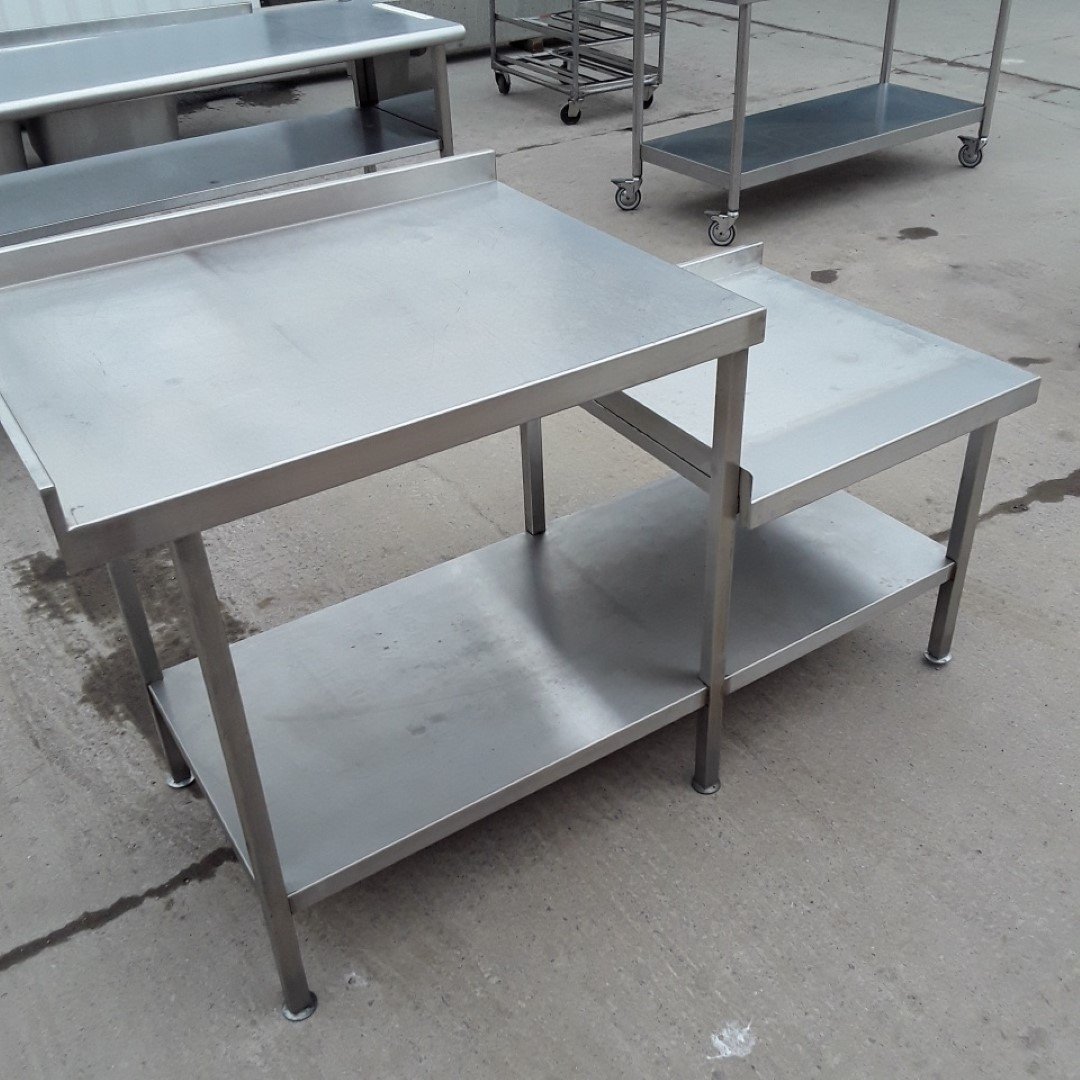 Used   Stainless Steel Table 151cmW x 70cmD x 89cmH