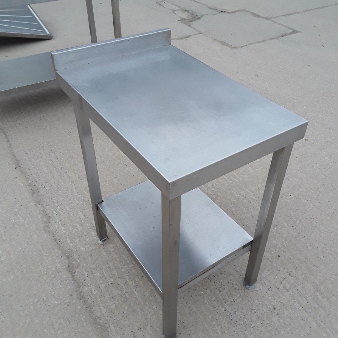 Used   Stainless Steel Table 50cmW x 75cmD x 87cmH