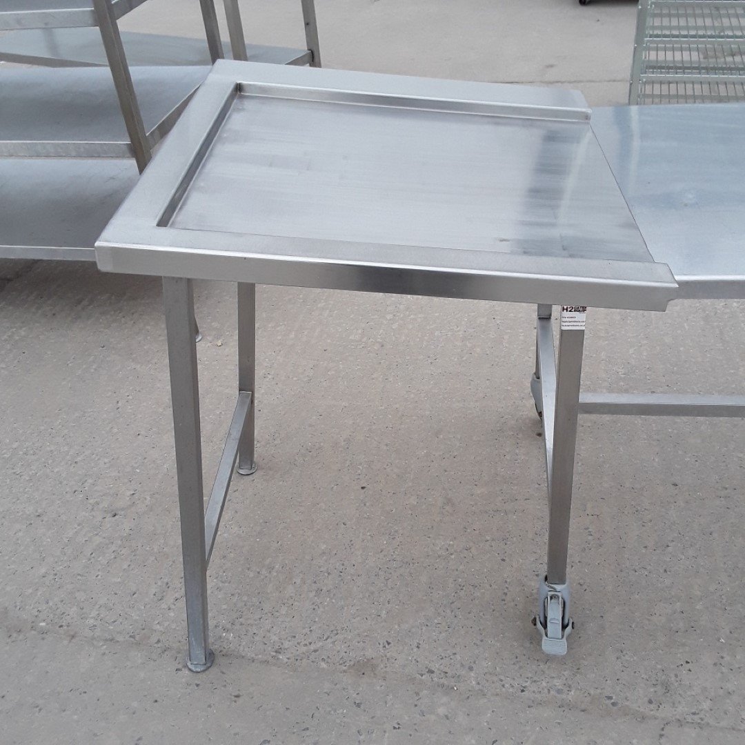 Used   Stainless Steel Dishwasher Table 65cmW x 68cmD x 88cmH