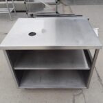 Used   Stainless Steel Table Cabinet For Sale