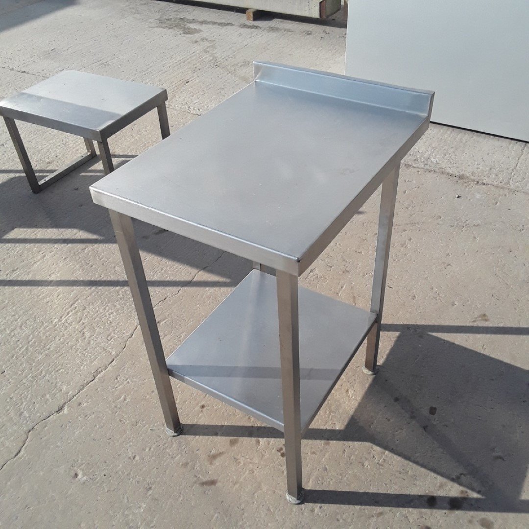 Used   Stainless Steel Table 50cmW x 65cmD x 86cmH