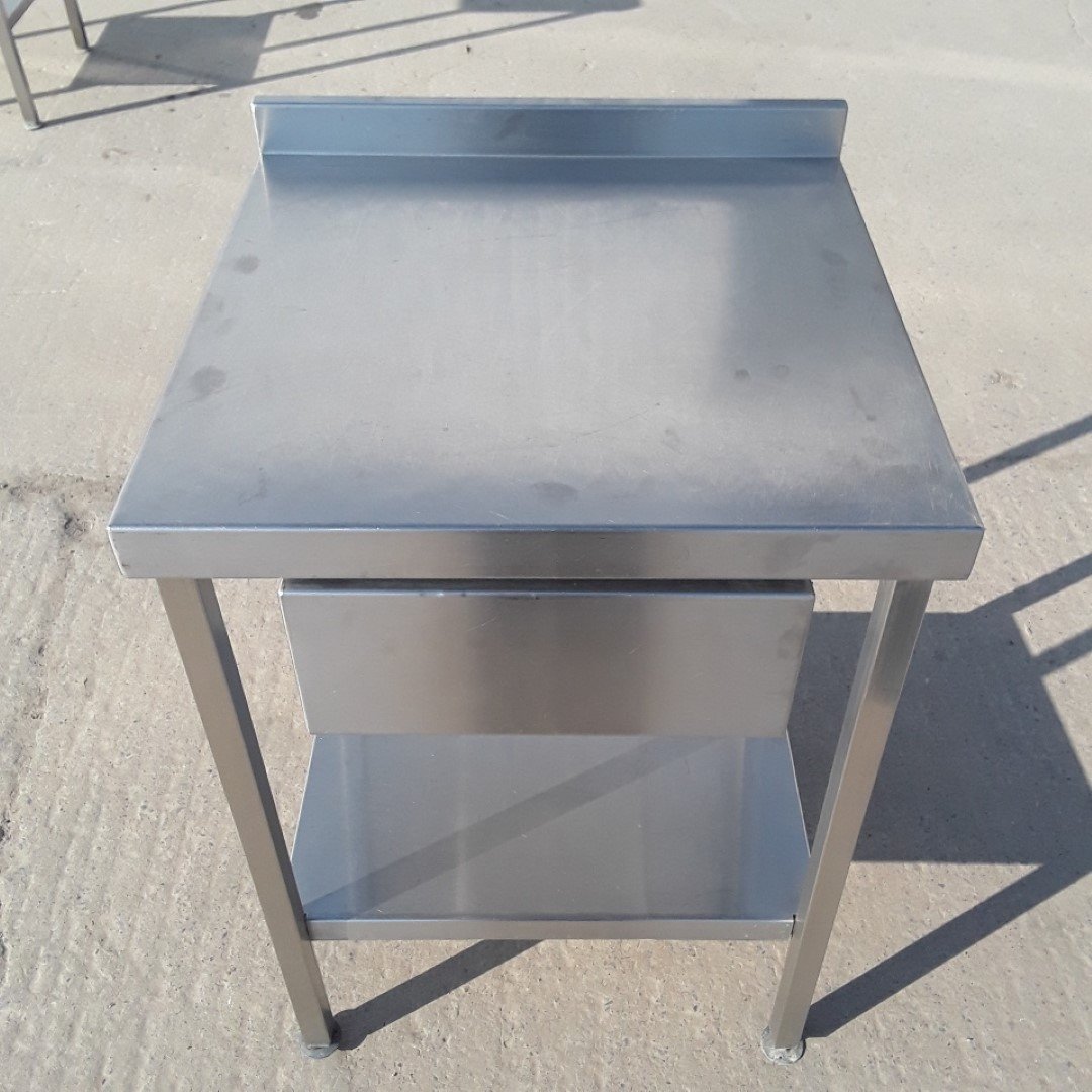 Used   Stainless Steel Table 60cmW x 60cmD x 85cmH