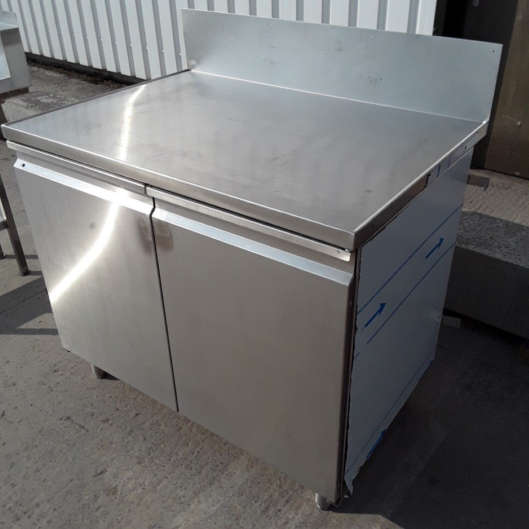 Used   Stainless Steel Cabinet 110cmW x 76cmD x 94cmH