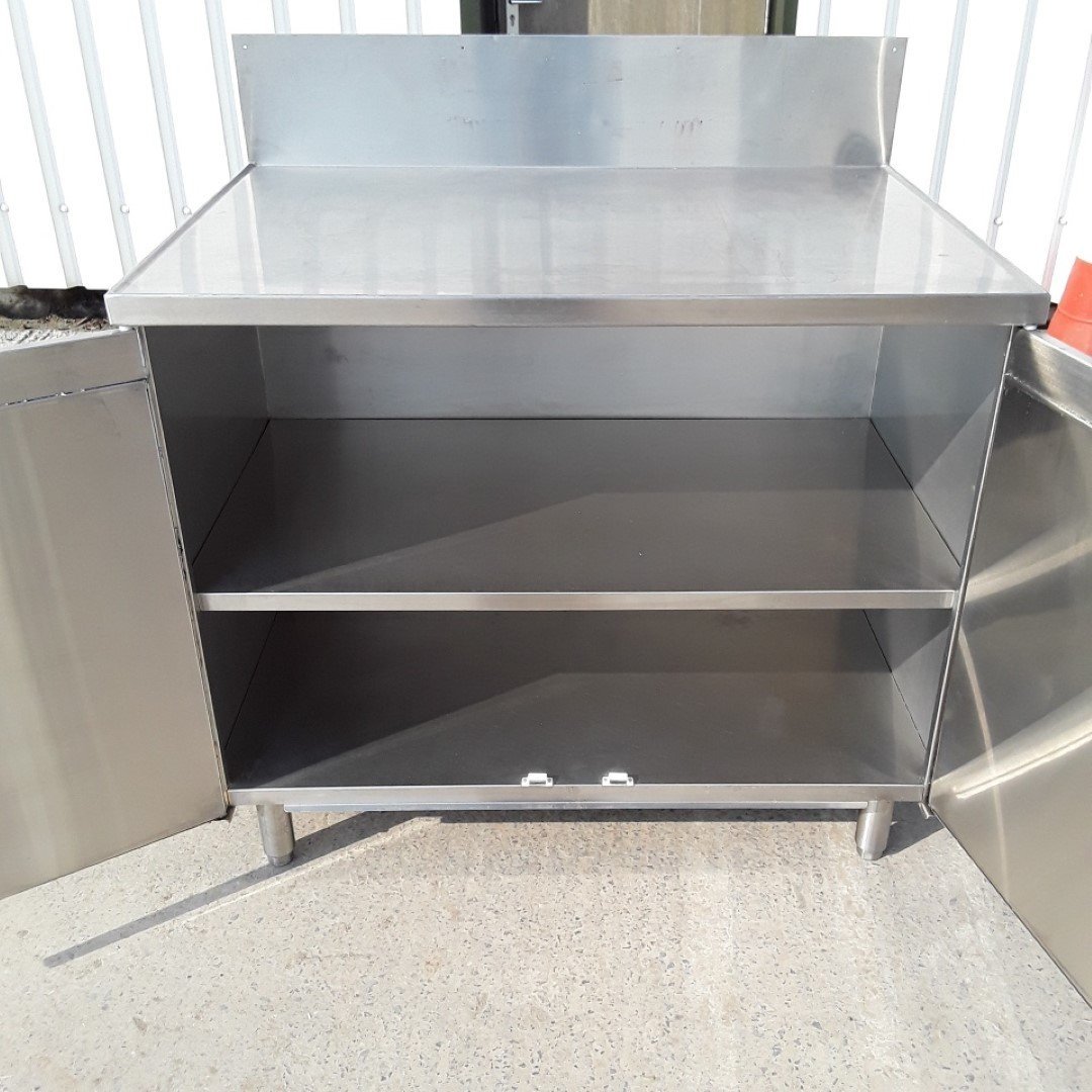 Used   Stainless Steel Cabinet 110cmW x 76cmD x 94cmH